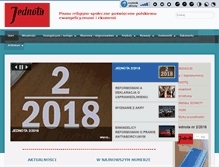 Tablet Screenshot of jednota.pl